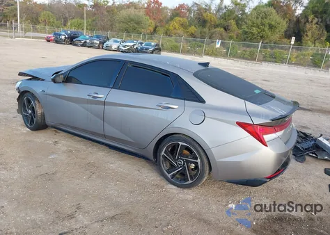 2023 Hyundai Elantra N Line из США, поврежденный, VIN KMHLR4AF2PU514170